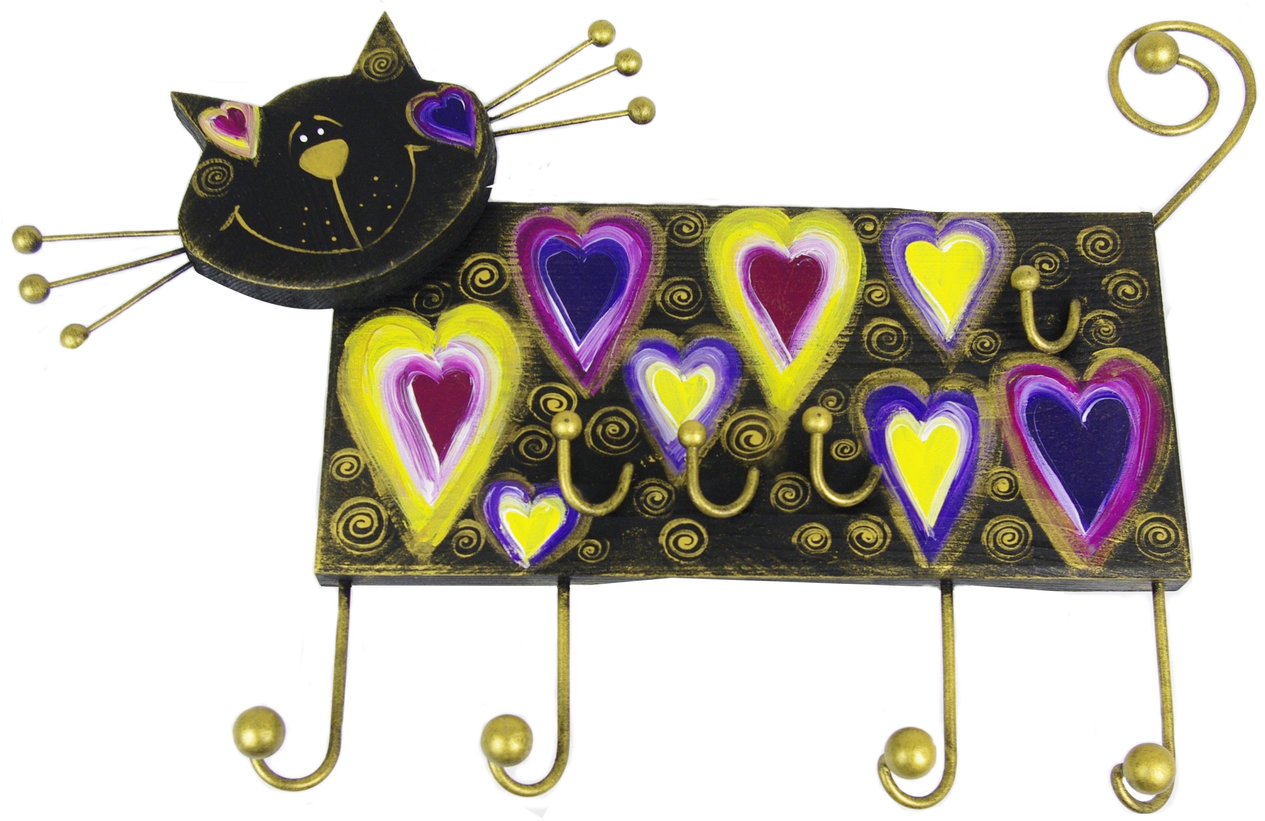 Вешалка КОТЕНОК ручной росписи