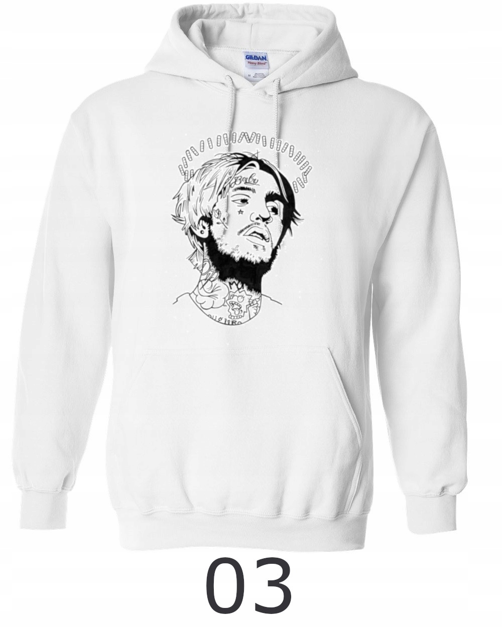

LIL Peep Bluza Z Kapturem Cry Baby Duzo Wzorów L