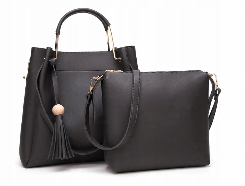 

2w1 Damska Torebka Kuferek Shopper Bag A4 3 kol