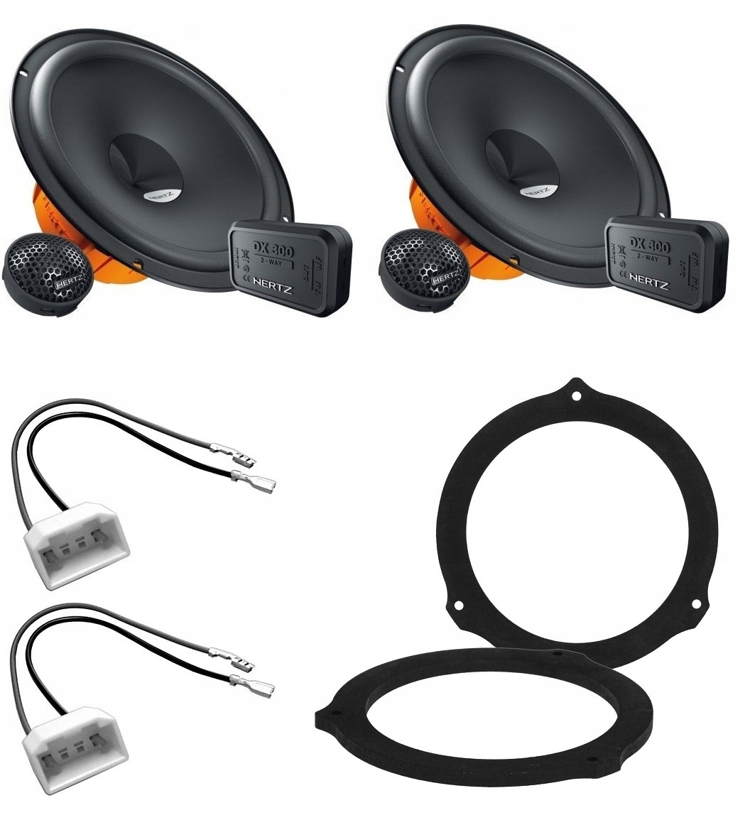 Hertz Dsk 165.3 Reproduktory 16,5 cm vzdálenosti Ford C-max Kuga 1 Focus 2 zadní