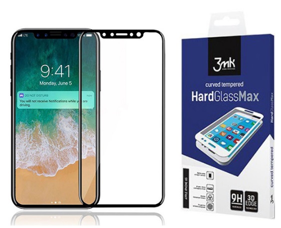 

3MK Hardglass Max 3D Szkło Cały Ekran Do Iphone X