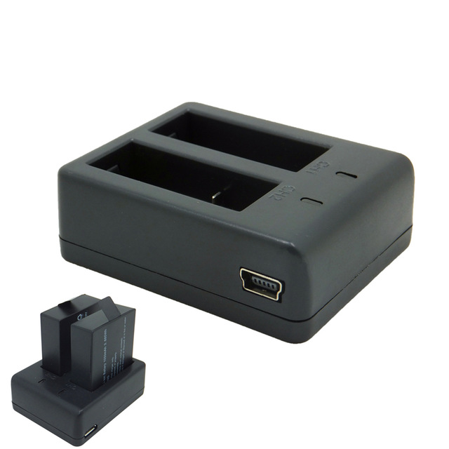 

Podwójna Ładowarka Usb do kamer Eken H9R H6S H8R