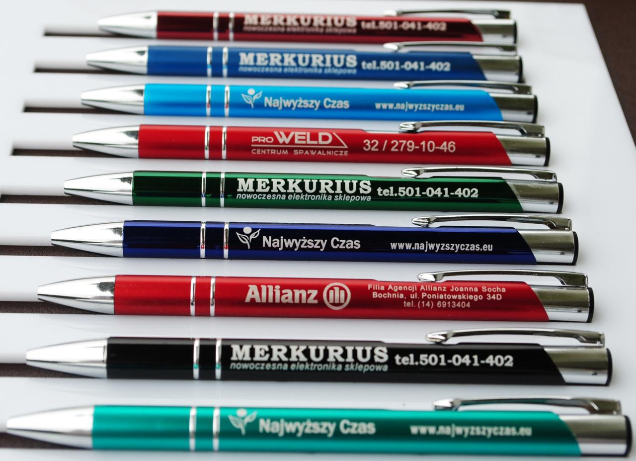 Metalowe Długopisy Reklamowe z Logo COSMO 100 szt EAN (GTIN) 45907845787437