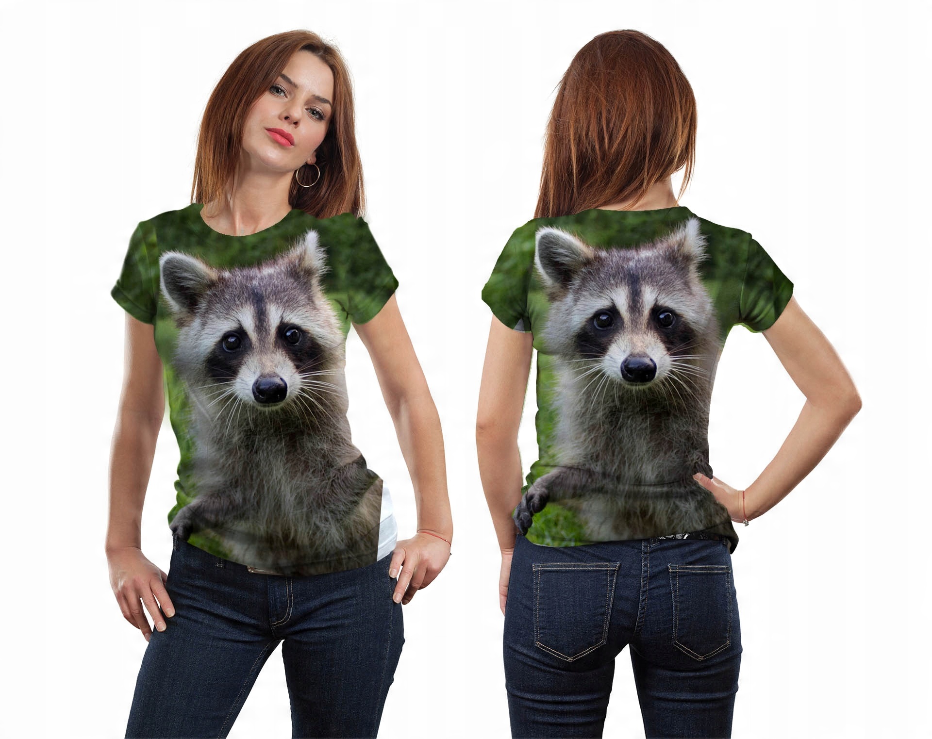

Koszulka 3D Fullprint T-shirt Szop M Modna Pl