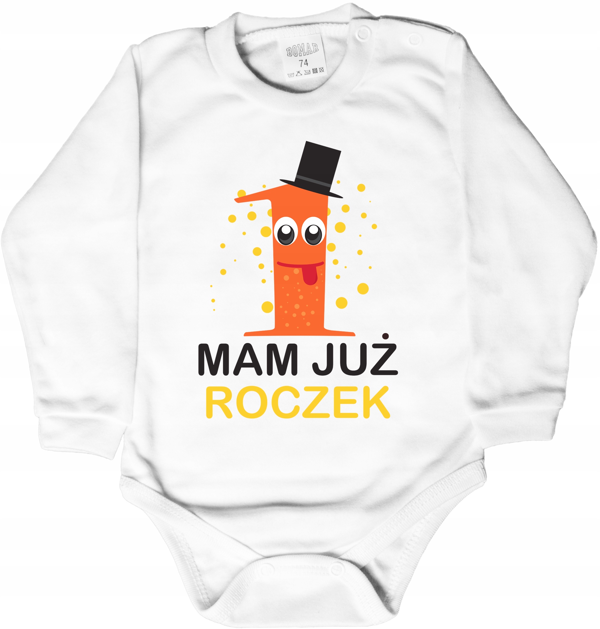 

Body urodzinowe Mam Już Roczek długi rękaw r 86