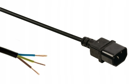 

Przewód Elektryczny 3x1.5MM Z Wtyczką Iec Męską 3M