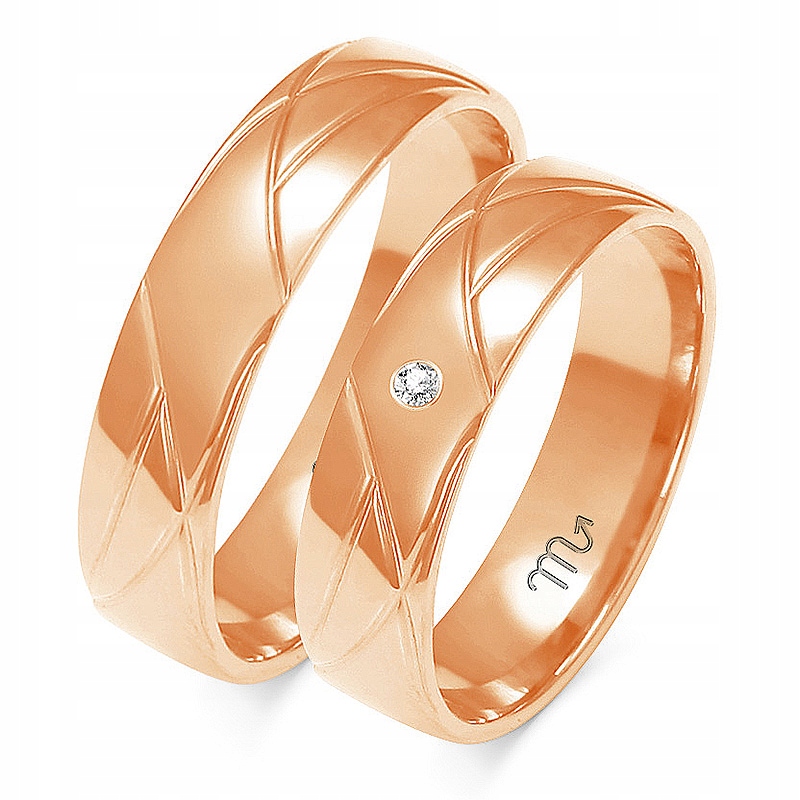 Zlaté Prsteny 14K 5 mm Zirkon id A-144