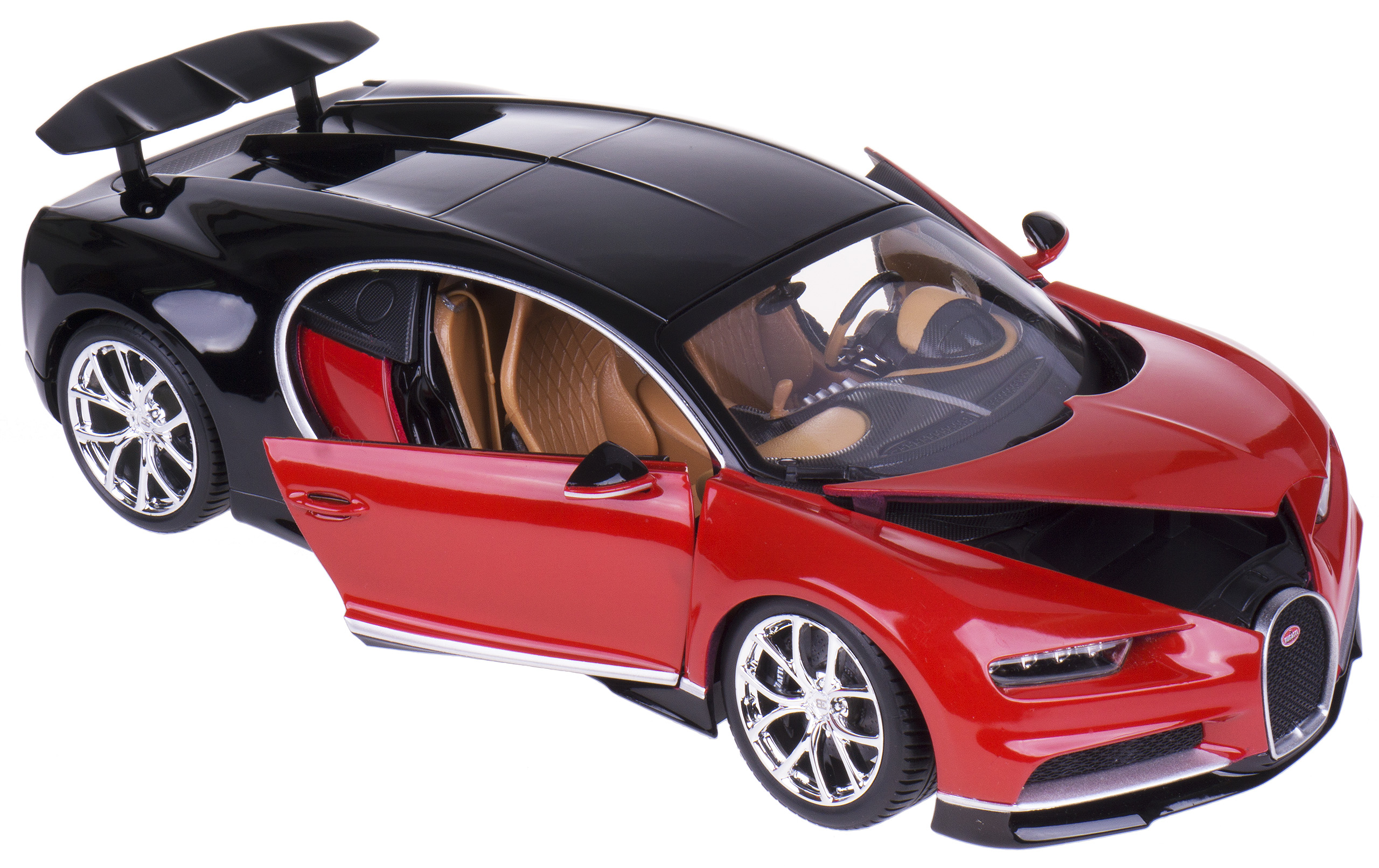 Bugatti Chiron Metal Model BBBBBAGO 1:18 červená