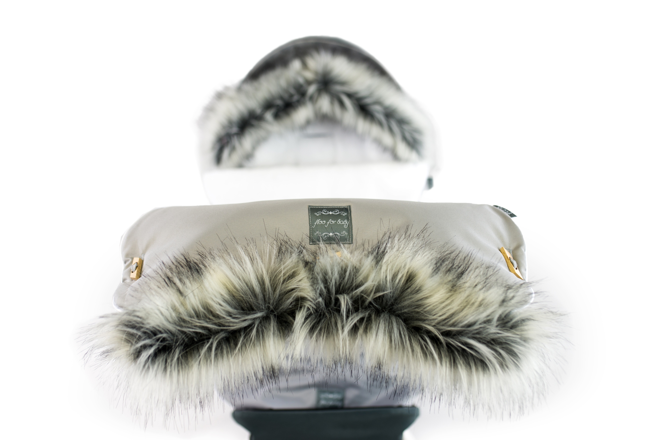 ŚPIWOREK PLUS MUFKI FLOO FOR BABY JAKOŚĆ FUTERKO Długość 90 cm