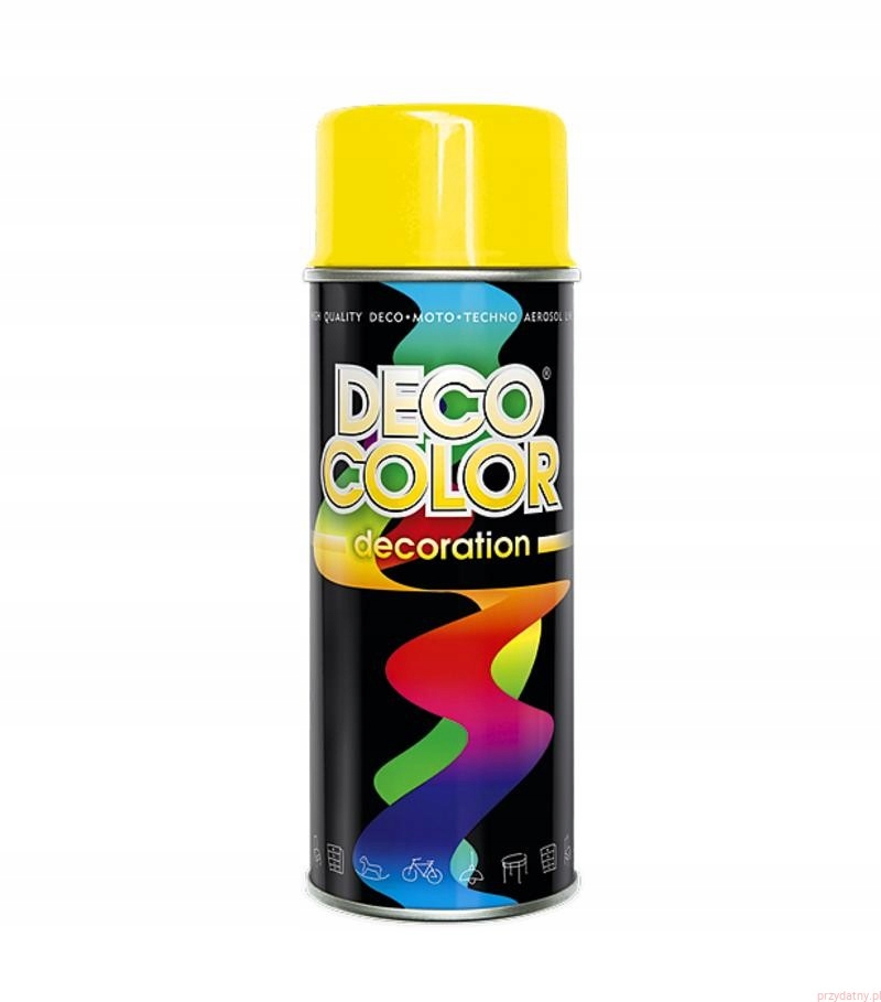 DECO COLOR FARBA LAKIER RAL 1018 SPRAY 400ml