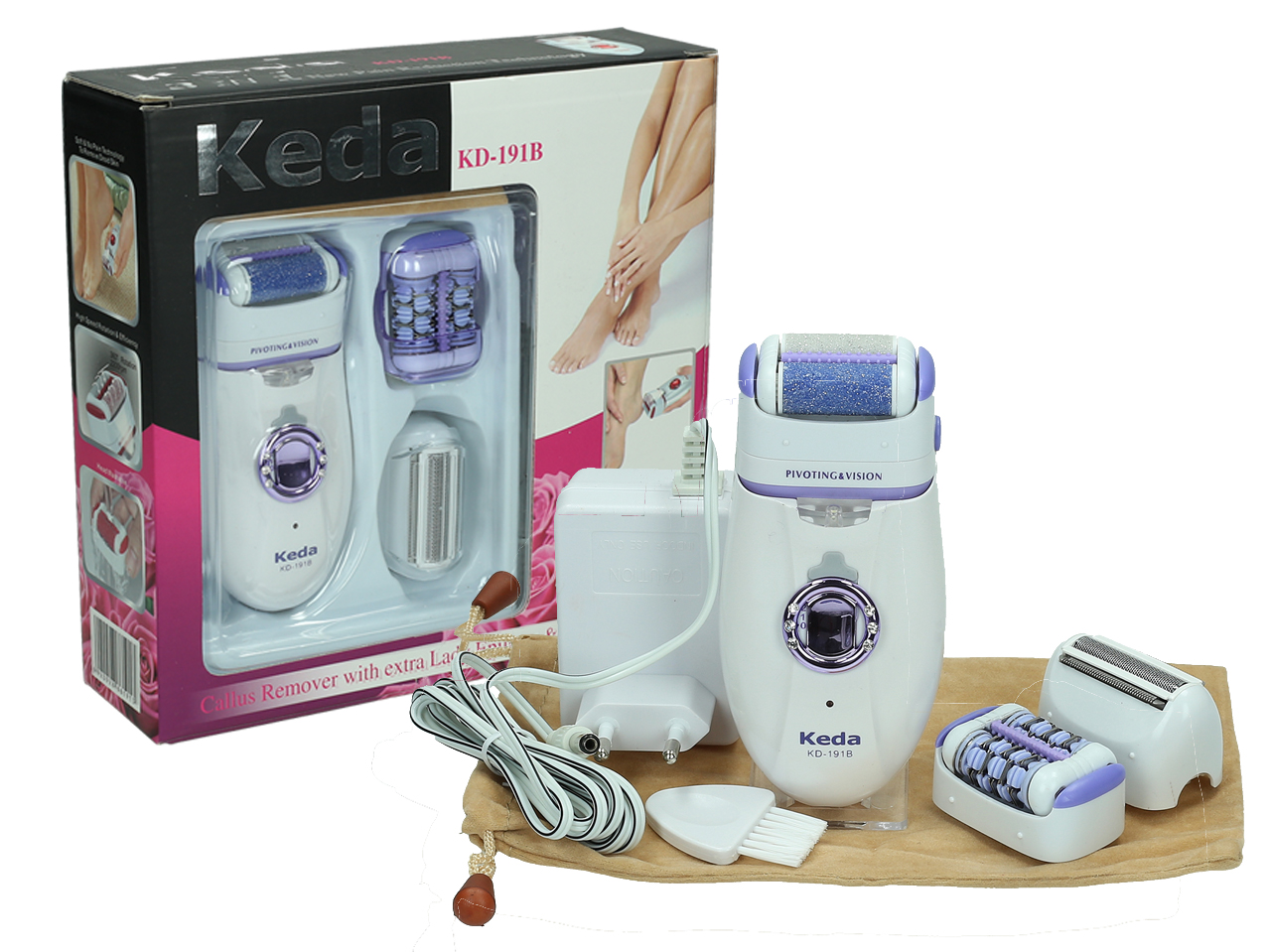 FREZARKA , DEPILATOR, GOLARKA 3w1 KEDA KD-191B !!! Kod producenta KD-190R