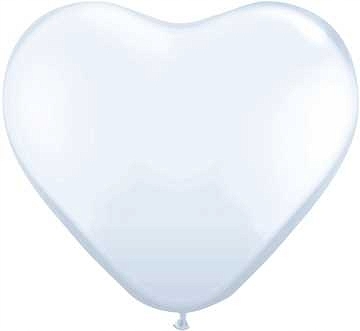 

Balony Serca białe 100 sztuk XL Wesele Ślub