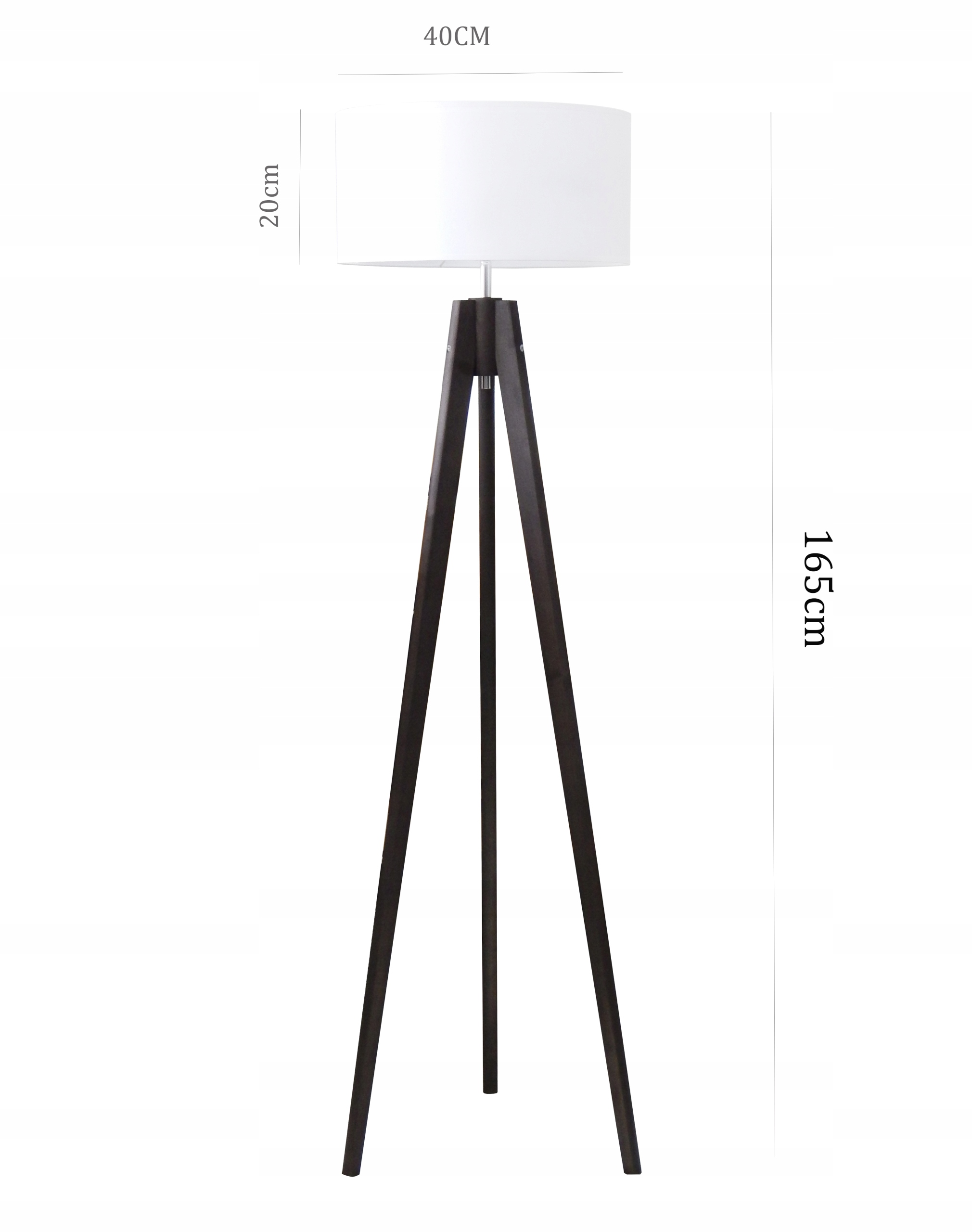 LAMPA STOJĄCA/PODŁOGOWA TRÓJNÓG TRIPOD DREWNO 165 Marka Adex