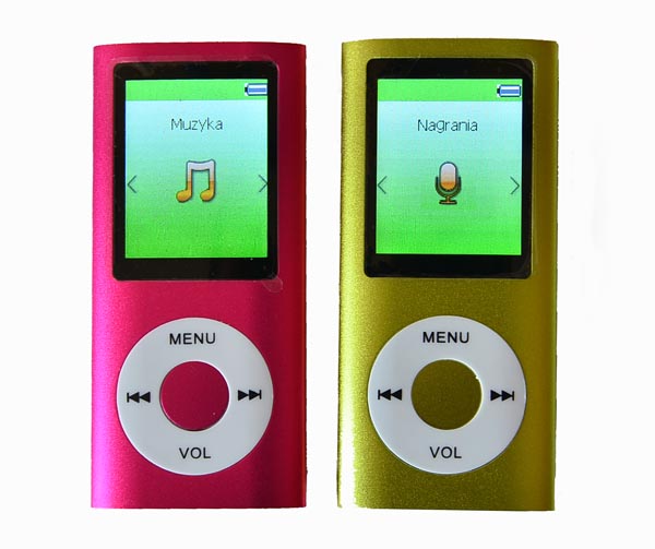 ODTWARZACZ MP4 MP3 PL RADIO DYKTAFON KARTA 8GB Stan opakowania oryginalne