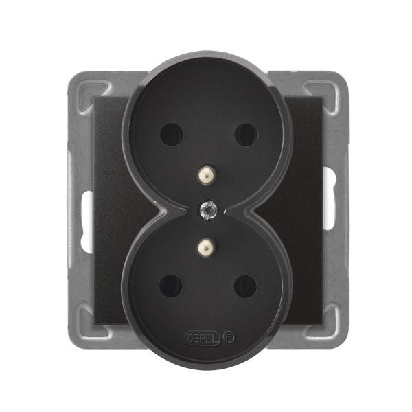 

Impresja GP-2YRZ/m/50 gniazdko podwójne z/u Ospel