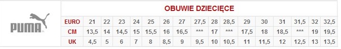 PUMA ST RUNNER V KIDS R.33=20 CM i inne rozmiary Materiał skóra naturalna