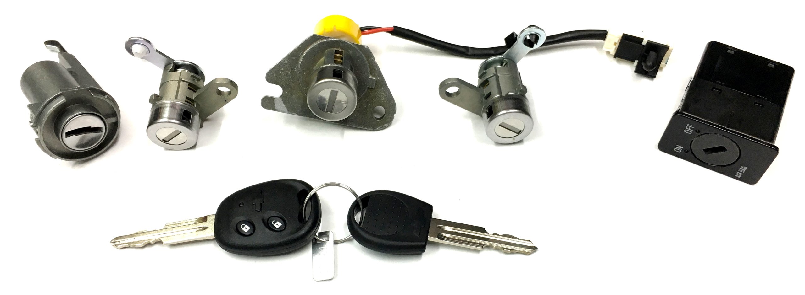 STACYJKA ZAMEK KLUCZYK WKLADKA AVEO KALOS NOWA ORG