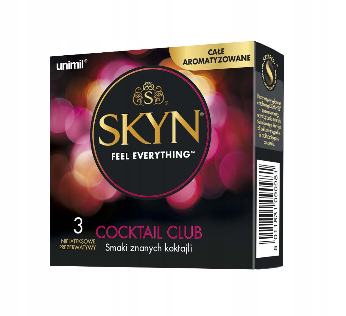 

Prezerwatywy Skyn Cocktail Club 3 szt.