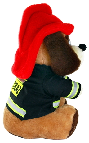 MASKOTKA MIŚ PIESEK STRAŻAK STRAŻ POŻARNA PREZENT Bohater brak