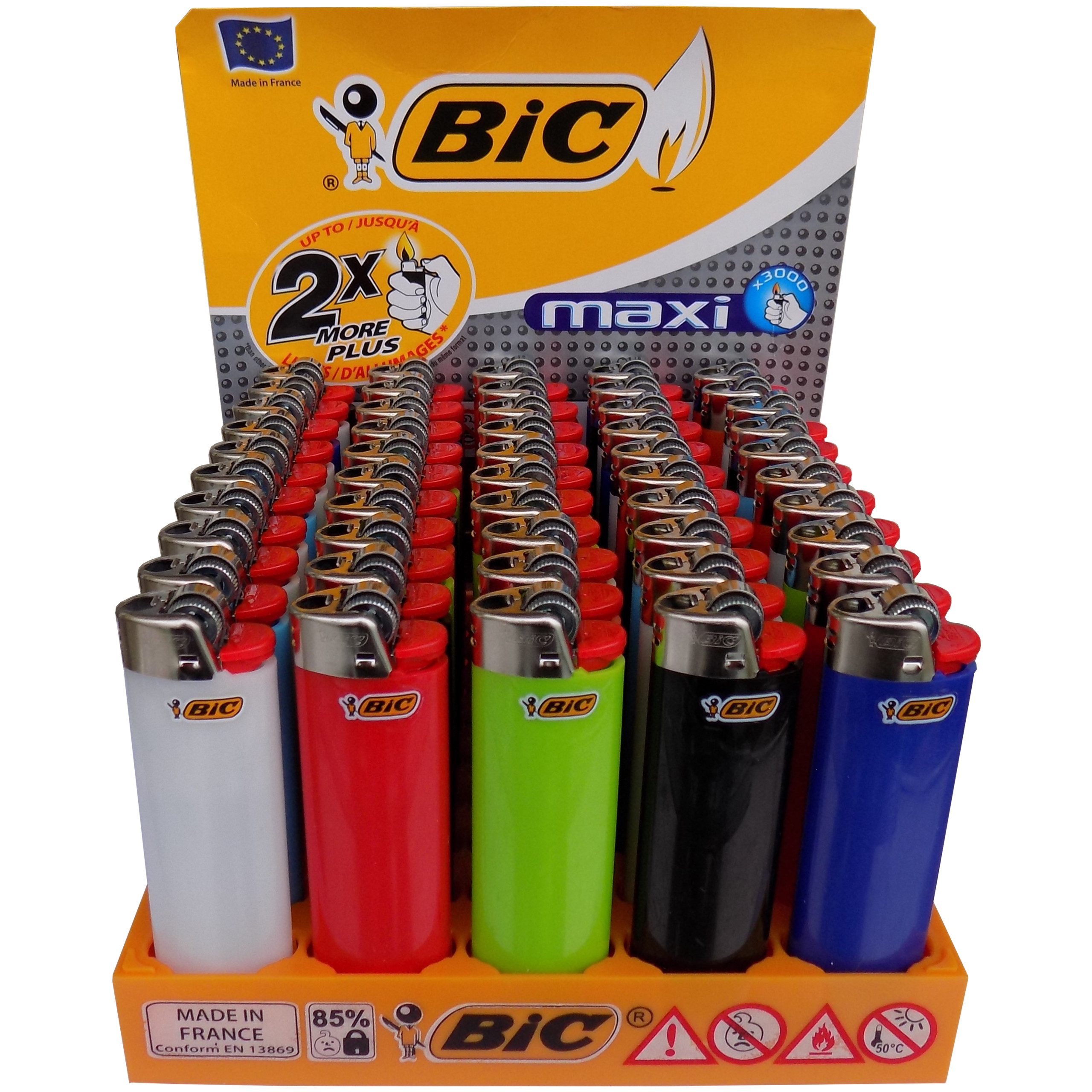 

50x Zapalniczka Krzesiwo Bic J26 Maxi