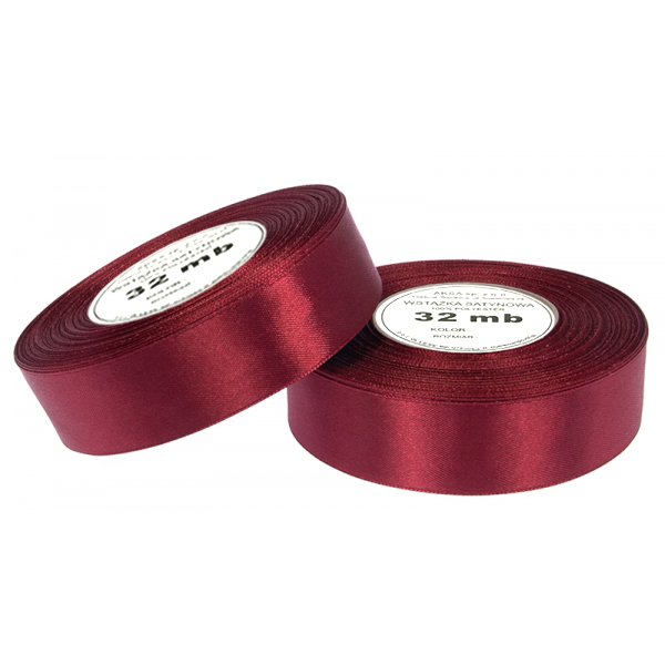 

Wstążka tasiemka satynowa atłasowa 25mm 8058 32mb