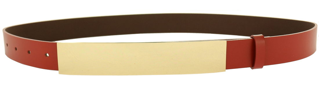 

Pasek damski skórzany 100% na talię Mirror Belt Pl