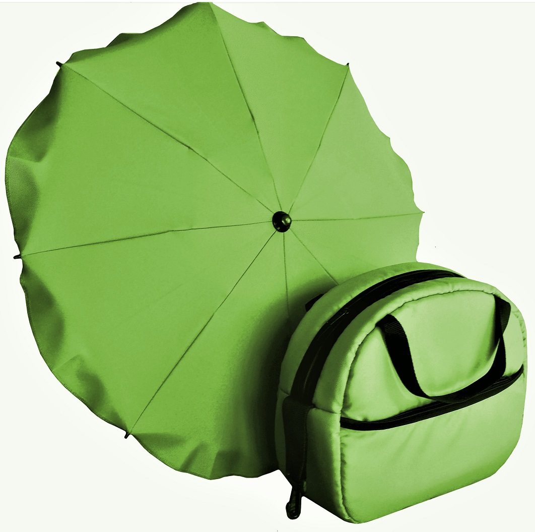 AS ZESTAW: TORBA +PARASOLKA DO WÓZKA -MASA KOLORÓW Szerokość (dłuższy bok) 35 cm