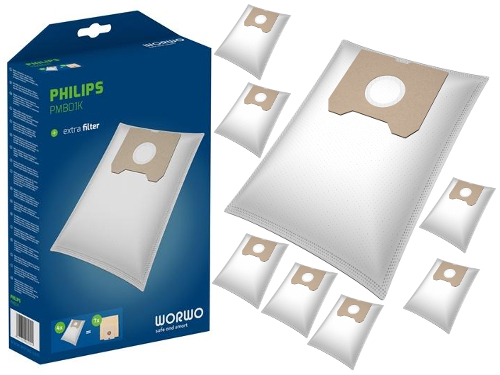 

8X Worki Odkurzacz Philips Athena Triathlon PMB01K