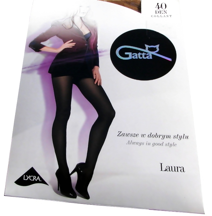 

Gatta Classic Rajstopy Laura Lycra 40 Den r.4