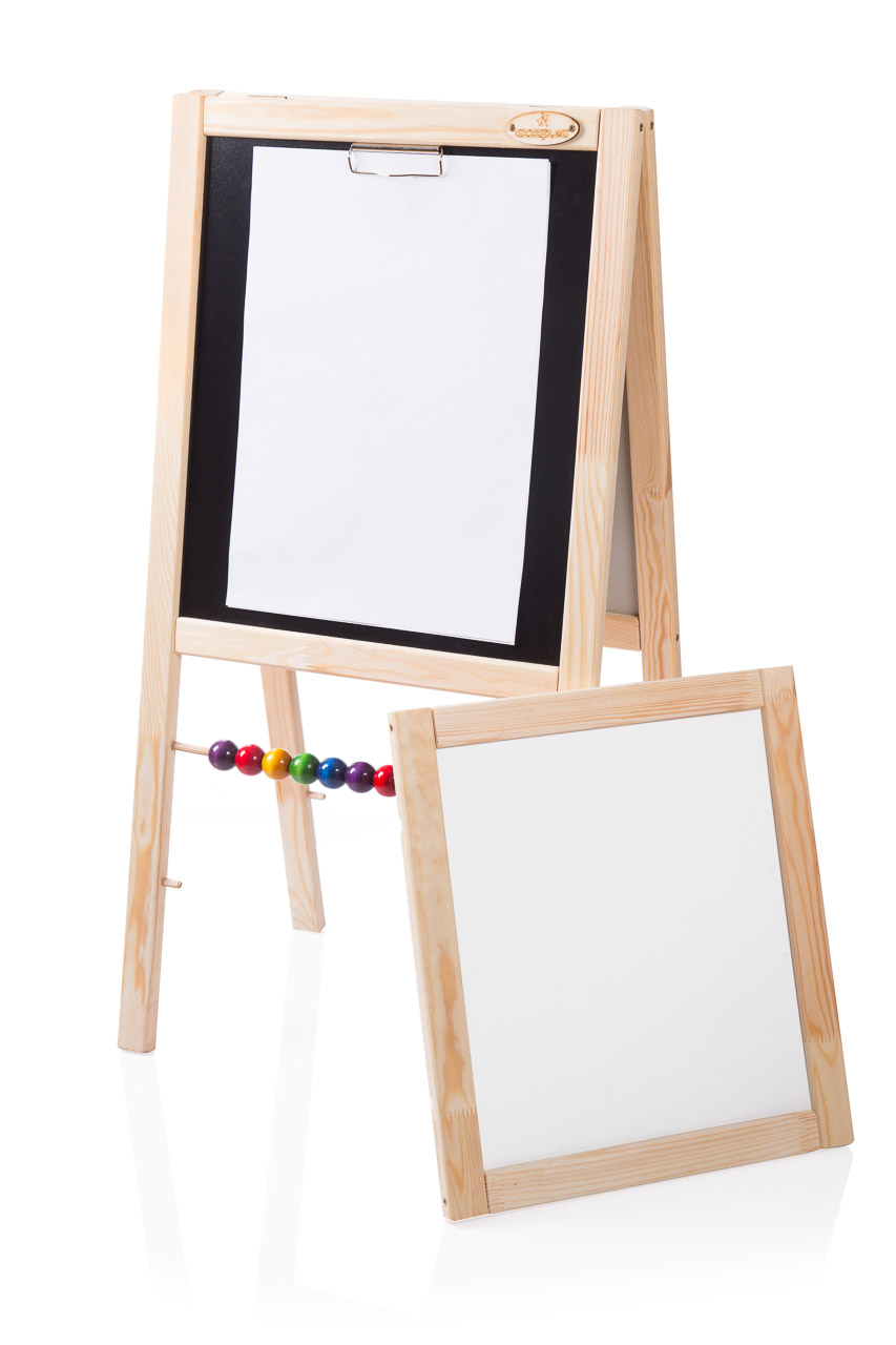 TABLICA MAGNETYCZNA KREDOWA ZEGAREK KUCYK PONY Materiał Drewno