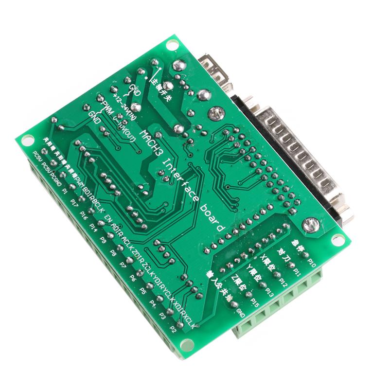 PŁYTA GŁÓWNA STEROWNIK LPT MACH3 CNC 5 OSI 7161371715 - Allegro.pl