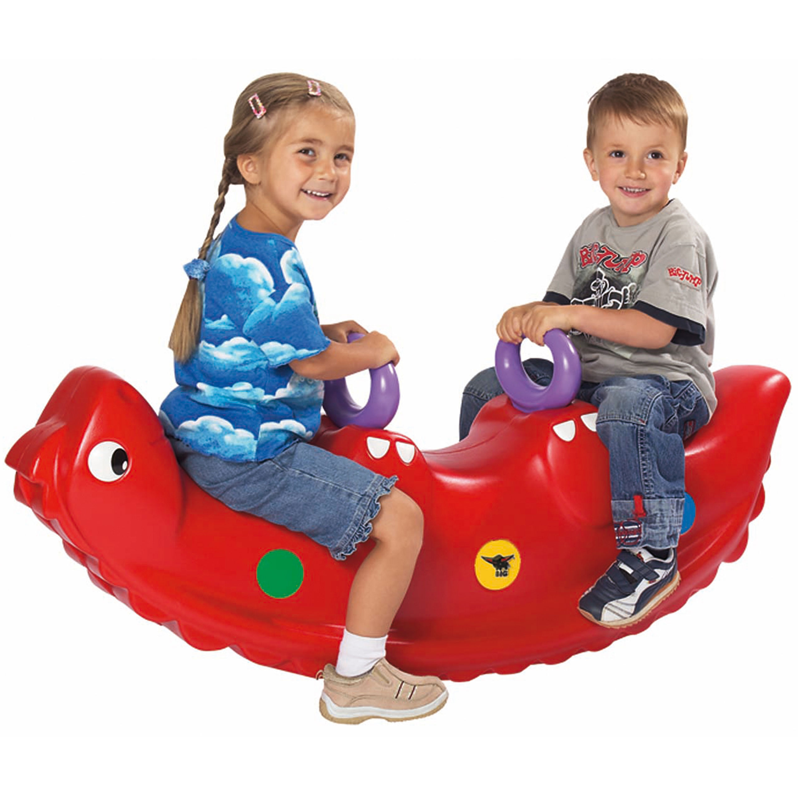 

Big Duży Bujak Czerwony Dinozaur Huśtawka