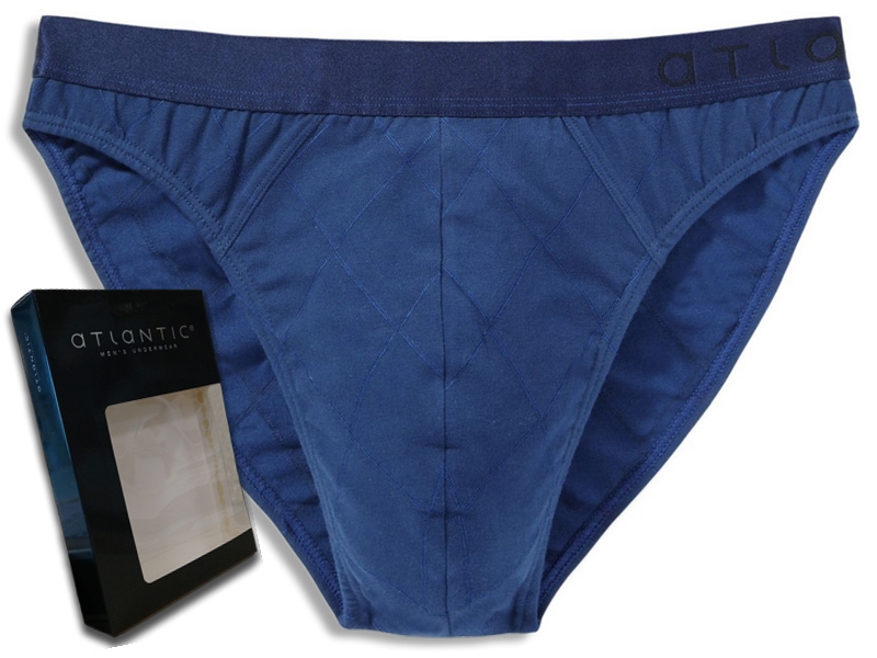 

as. Atlantic Slipy męskie MP-1188 bawełna, L denim
