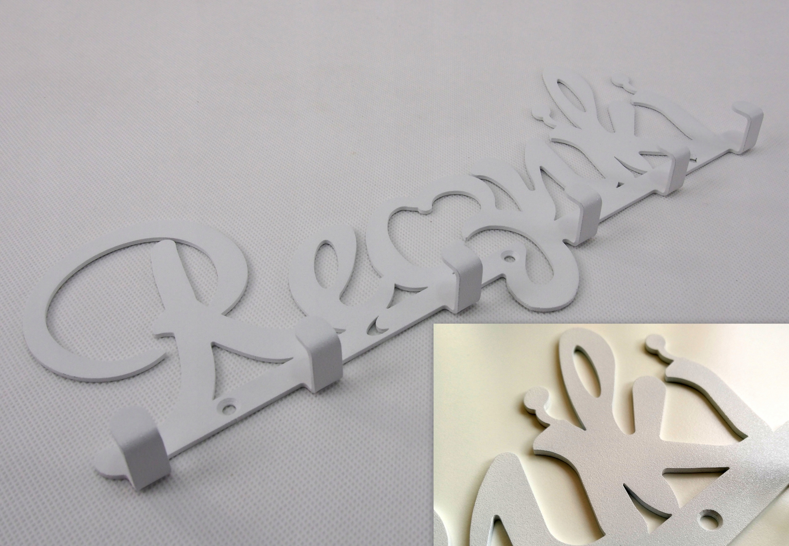 Wieszak DO ŁAZIENKI na RĘCZNIKI polski duży x6 hak Kod produktu 7.01