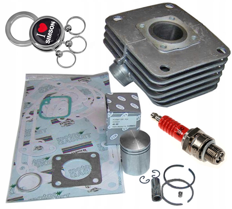 

Cylinder Tłok Mza Niemcy S51 SR50 Simson