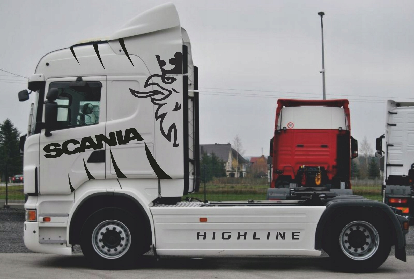 NAKLEJKI NAKLEJKA SCANIA R TOPLINE HIGHLINE EAN 45200687