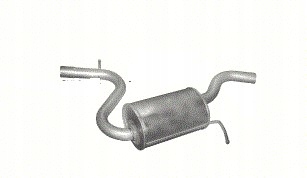 24.86 - Центральний глушник VW Golf V а. 1,4 TSi від 05R. comb