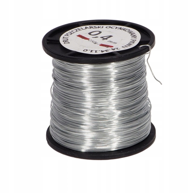 

Drut pszczelarski do ramek 0,4mm 0,250g Ocynk