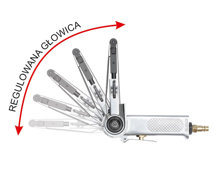 Szlifierka tasmowa CZOLG pneumatyczna YATO 10x330 Producent code YT 09741
