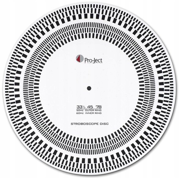 Шаблон Pro-Ject Strobe it + стробоскопический диск EAN 9120007686876