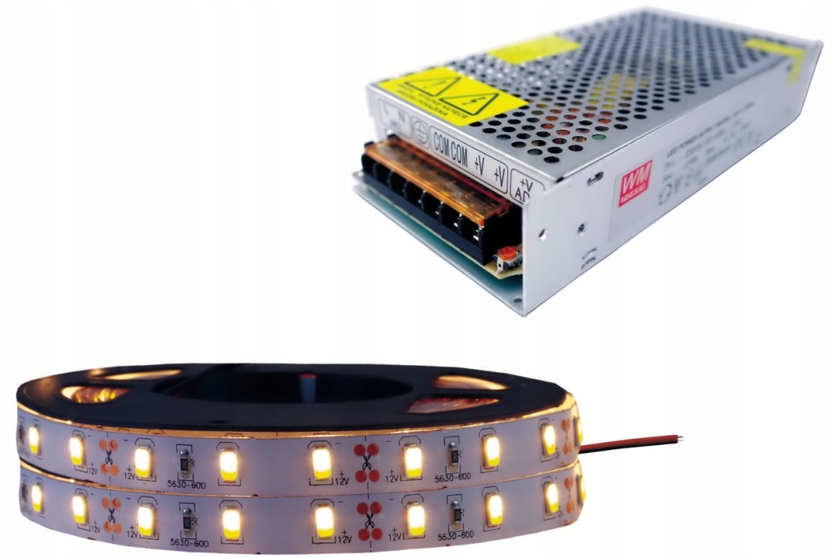 Led stropné osvetlenie 300D 5630 biela Teplá 10 m