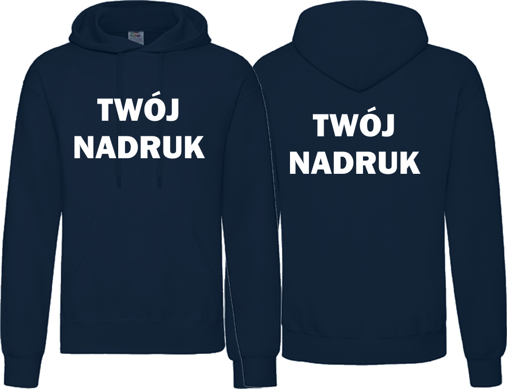 

Bluza męska z kapturem Twój Własny Nadruk r L