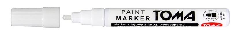 

Marker Olejowy Toma TO-440 Mazak Biały