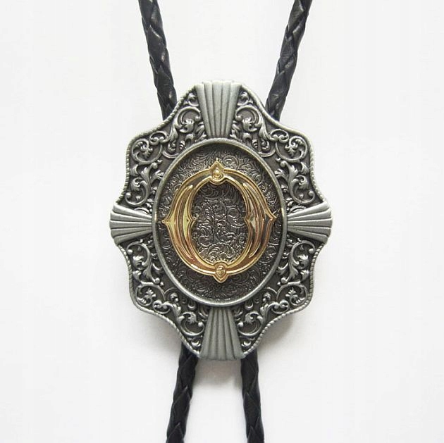 Kravata country western bolo litera iniciál O olek ola olaf oskar ofelia