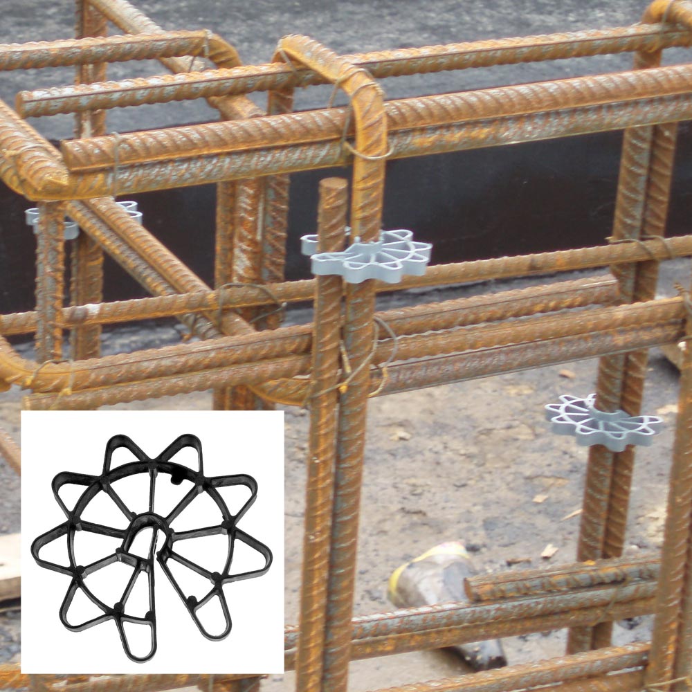 Podkładka do zbrojeń pionowych gwiazdka 40mm - 250 Marka inny