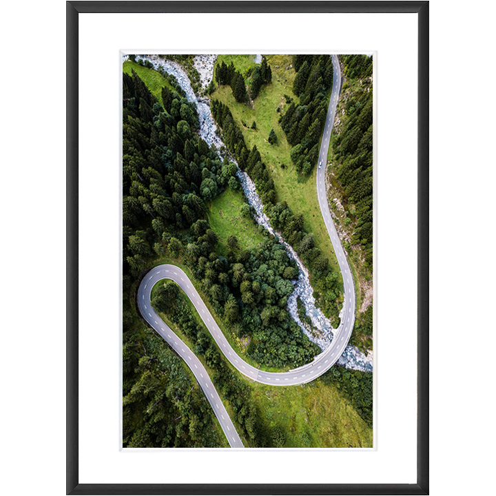 

Rama Aluminiowa Czarna 30x40 Passe-partout 21x29,7