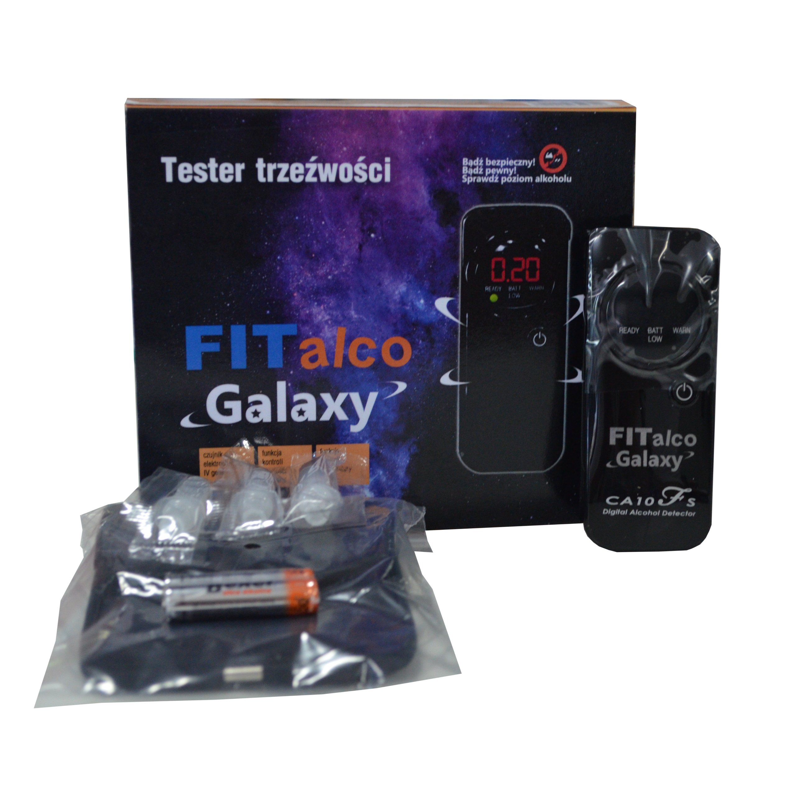 FITalco GALAXY алкотестер AMII откалиброванный чехол