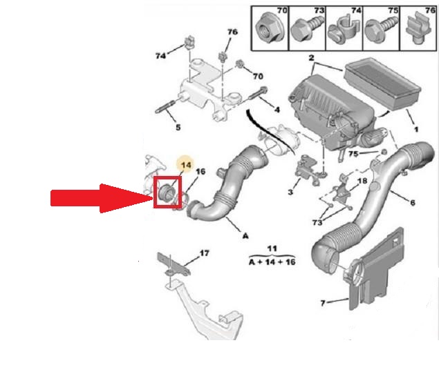 УПЛОТНИТЕЛЬ PRZEWODU TURBO CITROEN PEUGEOT 1 . 6 HDI Номер каталоге оригинальный 1434c8 1434 . C8 13717798147 9686311380 foto 4