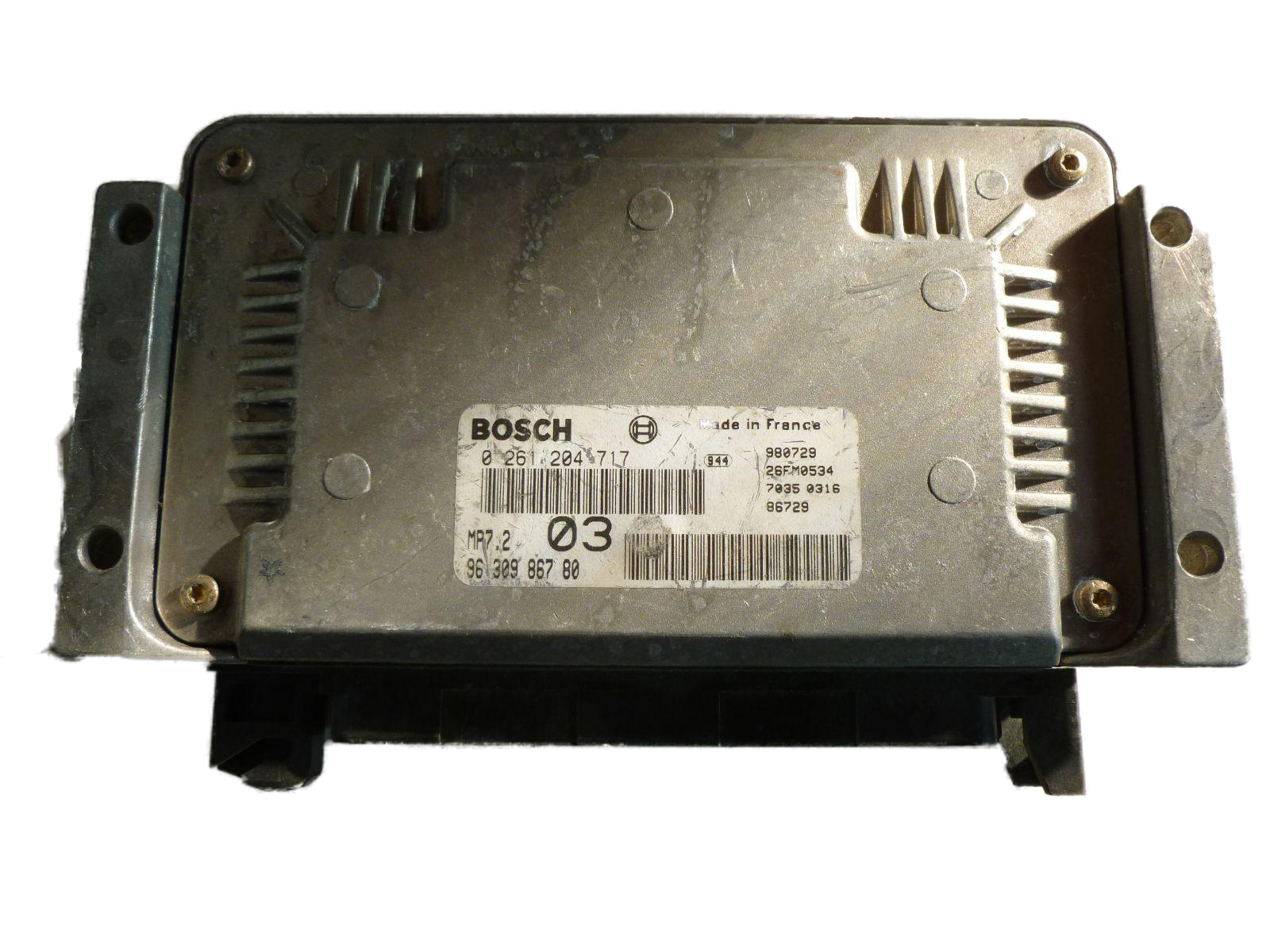 Блок bosch. Bosch 0 261 204 712. ЭБУ Ситроен Ксара 1.6.