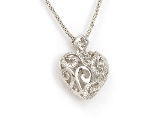 SREBRNY ROD. wisiorek SERCE + łańcuszek, NASZYJNIK Kod producenta Jubiler Czerwień